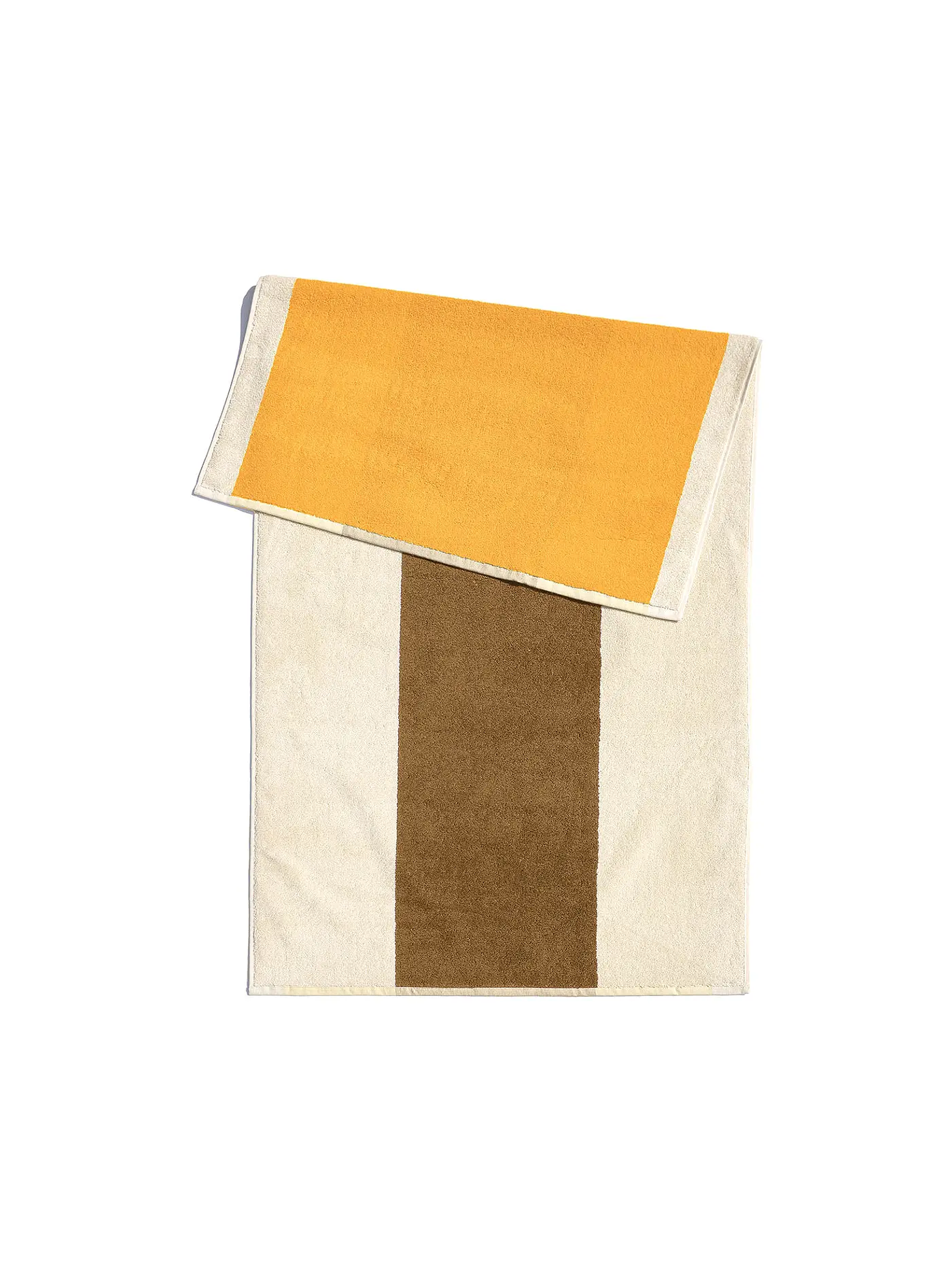 SUITE702 | Handtuch 50x100cm MARTENS AND MARTENS Brown/Lime | orange